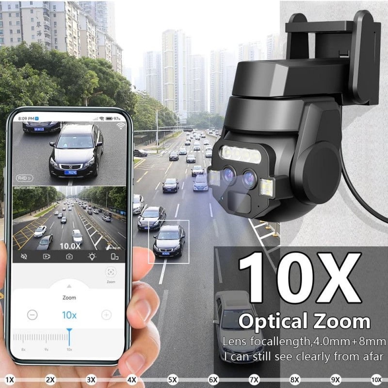 6MP outdoor WiFi camera